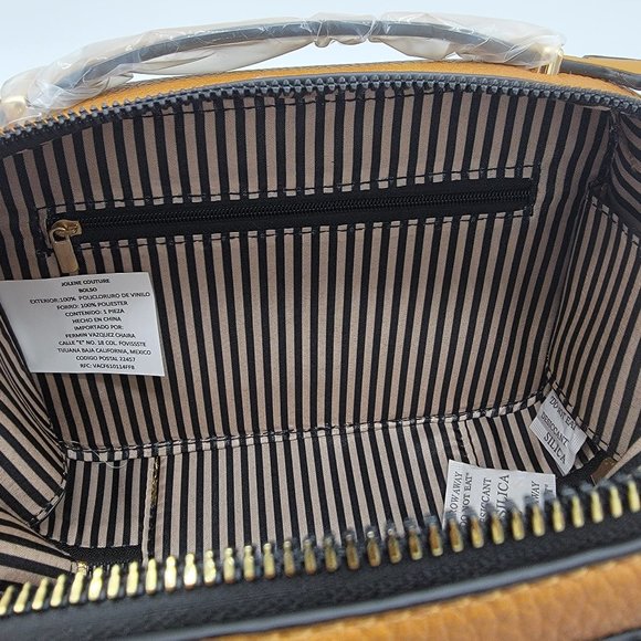 Crossbody Jolene Couture  color Mustard NWT - Picture 4 of 10